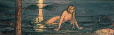 A Dama do Mar, 1896 de Edvard Munch